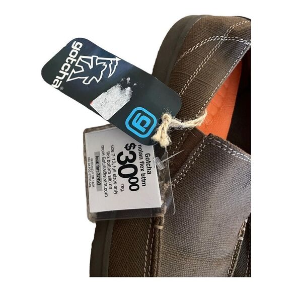 Gotcha Nolan flex bottom slip on shoe mens size 8 new - Picture 8 of 9